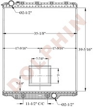 MACK Radiator (2008-2014) 39 5/16" x 35 1/8" x 1 7/8"