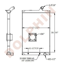 Mack Radiator - Mru Series (2010-2007) 38-3/4 X 27-1/2 2-1/8 Radiator