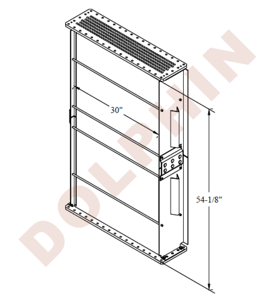 Loco Core 6 Row Mechanical Bond Radiator Core