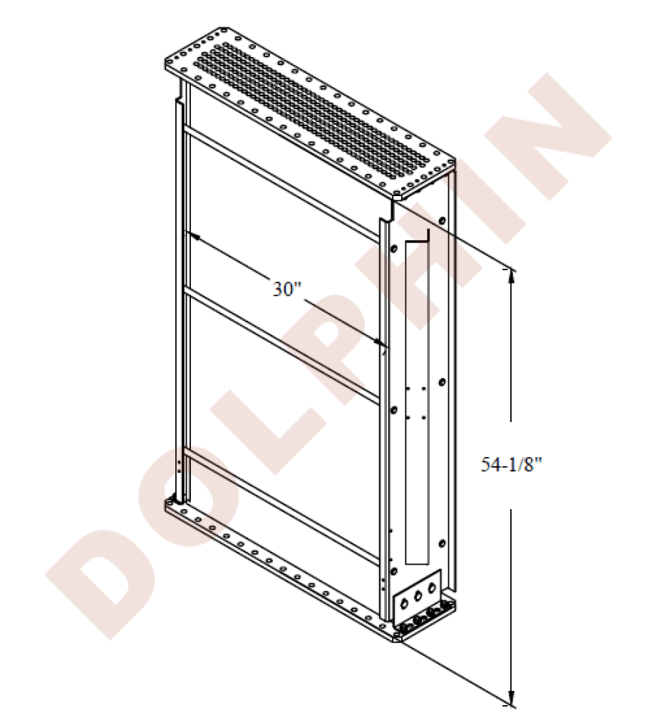 6 Row Mechanical Bond Radiator Core D6Mb