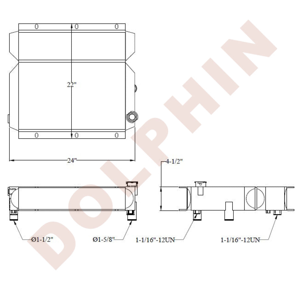 Caterpillar Generator - Cat C13 Combi Cooler Overall Size: 24’ X 22’ 4-1/2’ Cooler