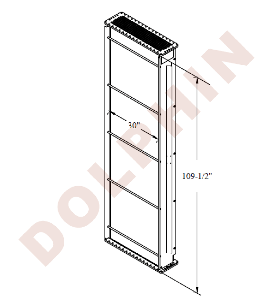 Loco Core 8 Row Mechanical Bond Radiator Core