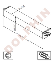 CATERPILLAR RADIATOR, 71-1/16" x 4-11/16" x 5-11/16"