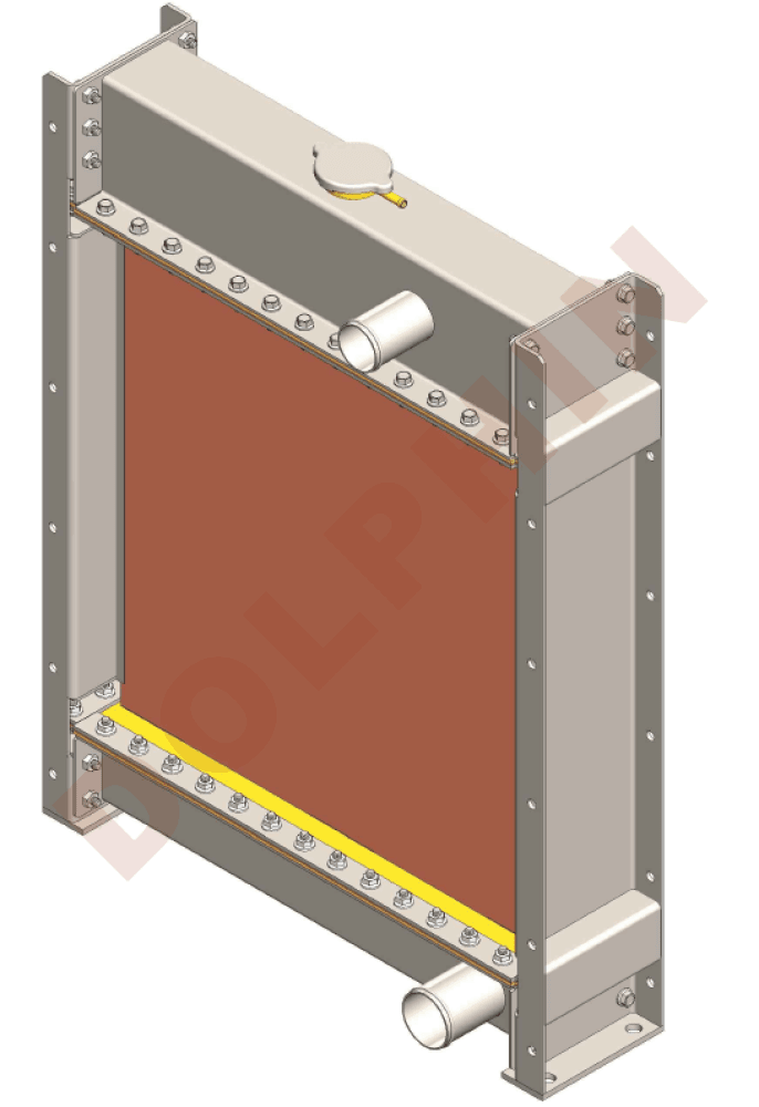 Generator Radiator, Overall Size: 31-5/8