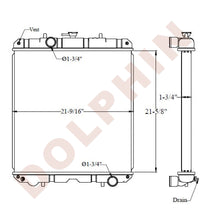 Case Radiator - 21-5/8 X 21-9/16 1-3/4