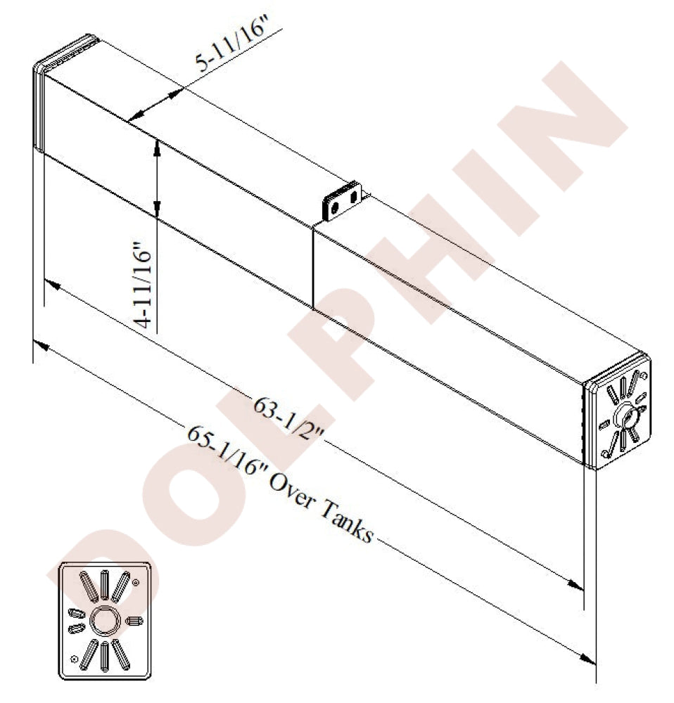 CATERPILLAR Radiator - Over Tank 65-1/16