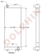 Caterpillar Radiator - Excavator 320D Fm Gc L Lrr Rr 323D Ln Sa 37-3/8 X 16 9/16 3-1/8’’ Radiator