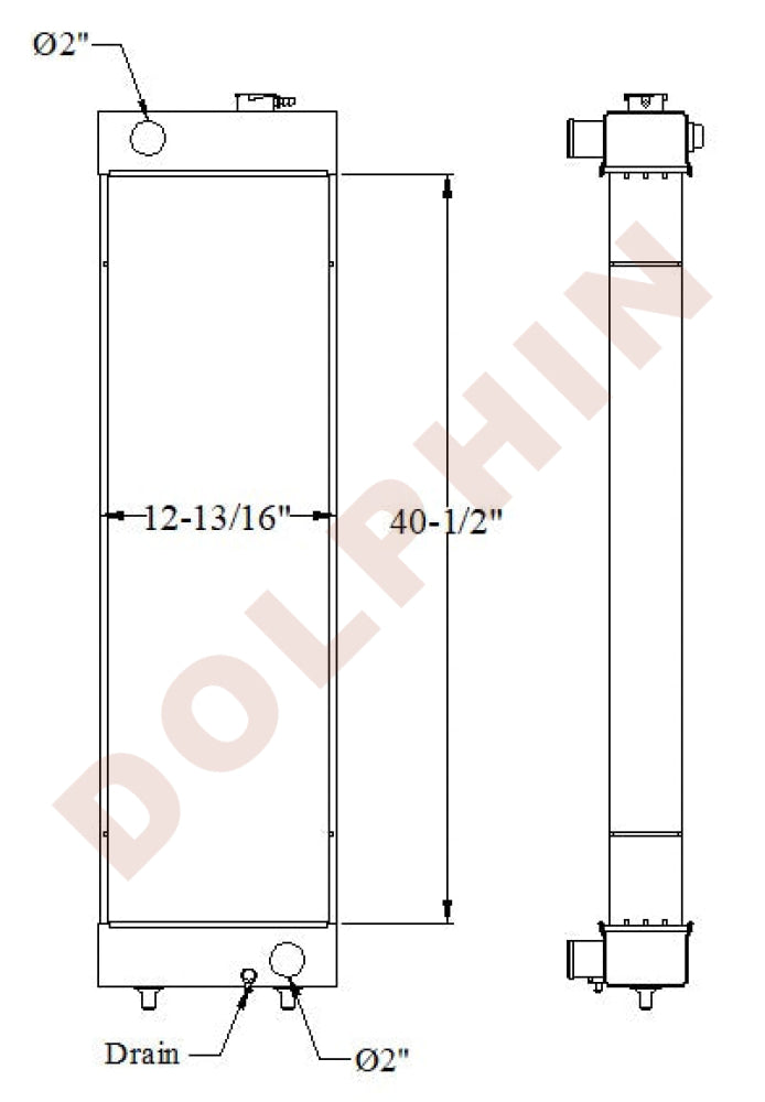 HITACHI Radiator - 340 1/2