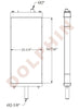 KOMATSU Radiator - PC200011- 54-7/16