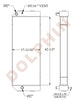 CATERPILLAR Radiator - 320E 320E LN 323E LN (2011-2018) 42 1/2