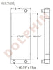 KOMATSU Radiator - WA4706WA4506 SN 66001UP  WA4706 SN 90216UP WA4806SN 90216UP WA4806 SN A48001UP (2006-2011) 40 9/16