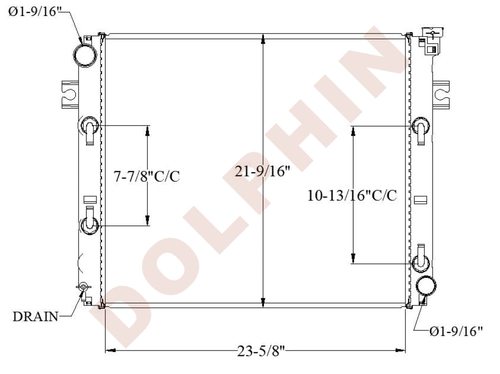 TOYOTA Radiator - 23 5/8