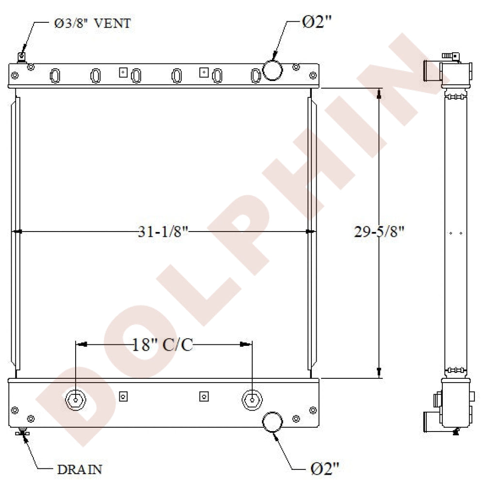 FREIGHTLINER Radiator (2008-2013) 29 5/8
