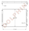 FORD Radiator - L 8000 9000 AAT9500  LLT9500 Series - 37 3/8