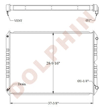 FORD Radiator - L 8000 9000 AAT9500 LLT9500 Series - 37 3/8’’ x 28 9/16’’ x 2’’ Radiator