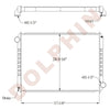 FORD Radiator - L 8000 9000 AAT9500  LLT9500 Series (1988-1998) 37 3/8