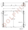 AM GENERAL Radiator - M900 M939 M923 M925M929 (1982-1991) 37-1/4