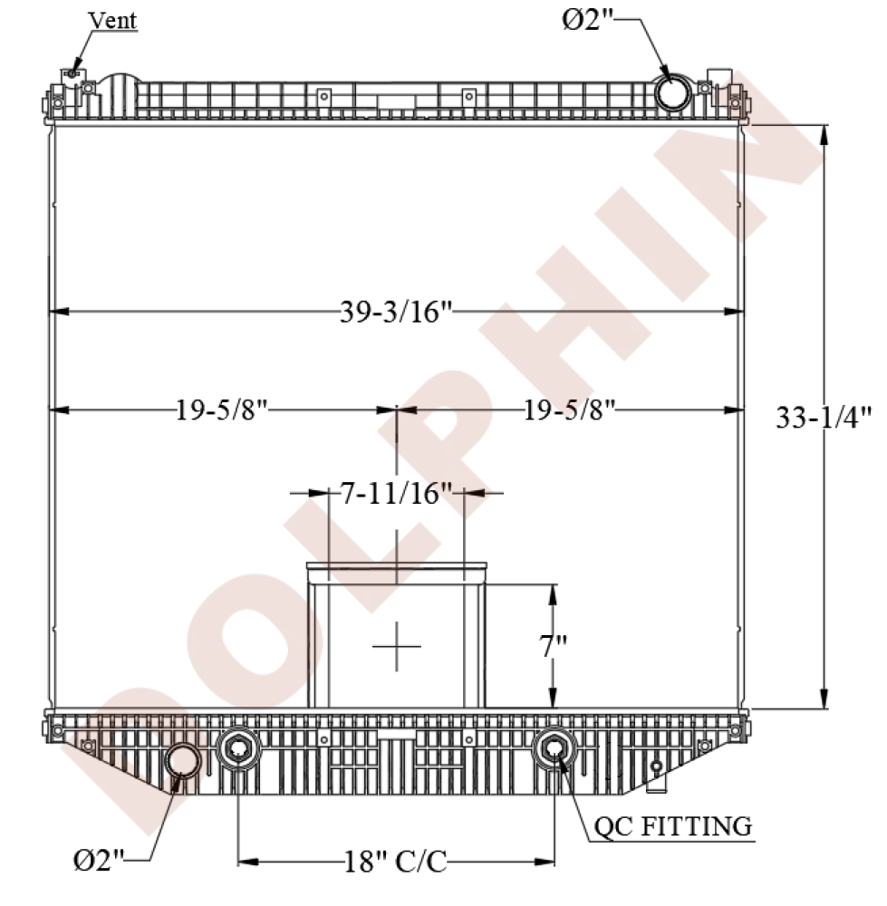 FREIGHTLINER Radiator (2008-2012) 33 1/4