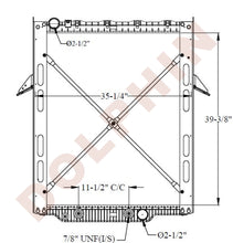 Mack Radiator - Chu Chn Series & Gu Granite Volvo Vhd (2008-2015) 39-3/8 X 35-1/4 2-1/8 Radiator