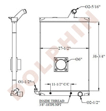 Mack Radiator - Leu Series (2010-2007) 38-3/4 X 27-1/2 2-1/8 Radiator