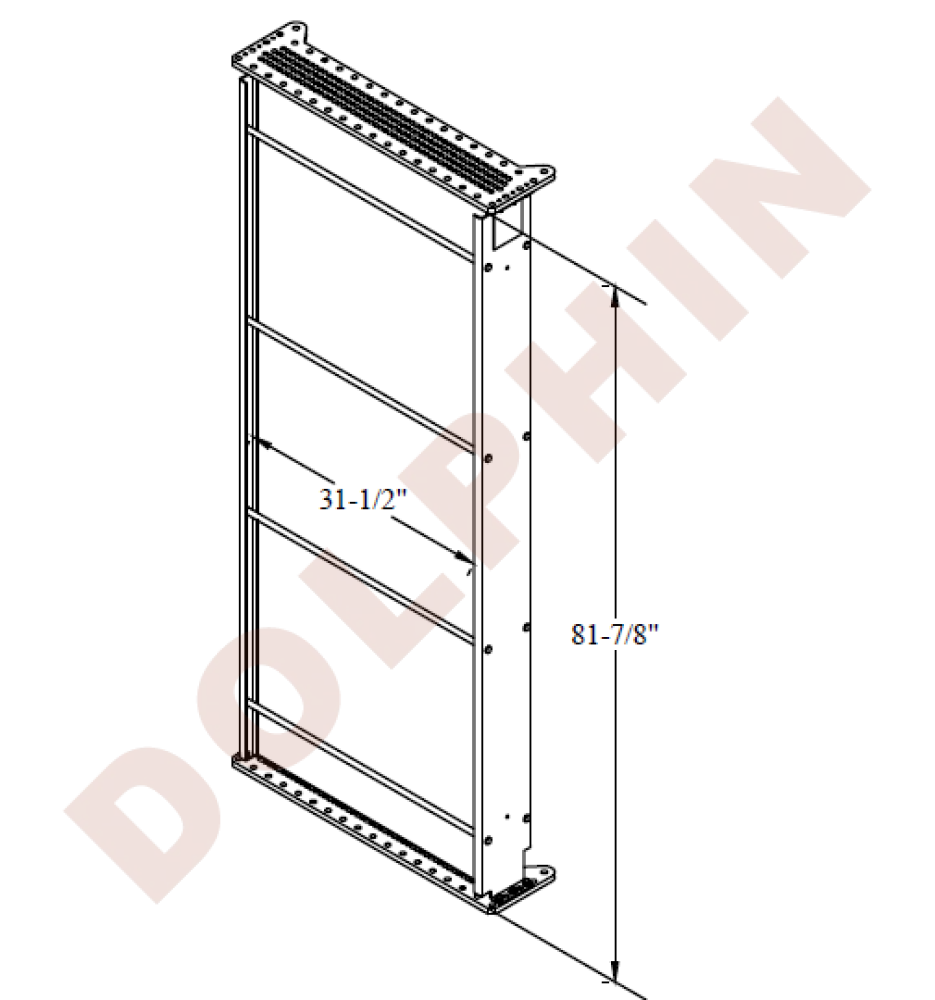 Loco Core 4 Row Mechanical Bond Radiator Core