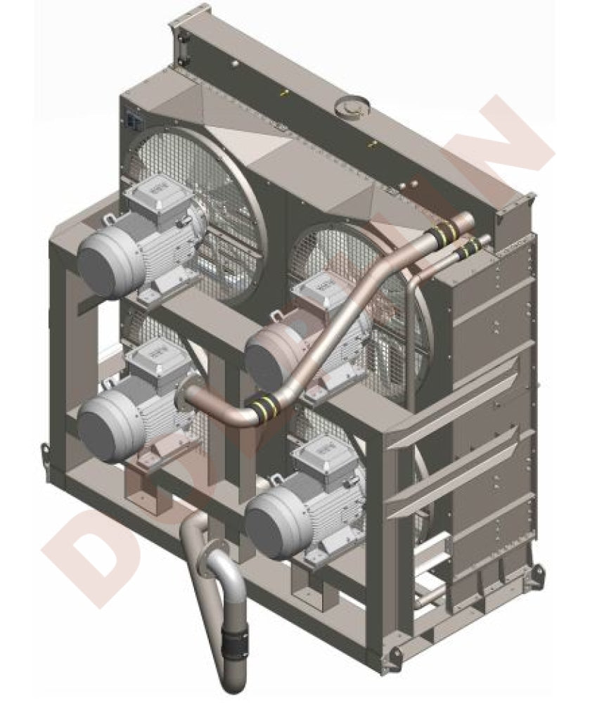 Mitsubishi Generator S12H-Pta 1020 Kw Prime Power 1800Rpm Radiator
