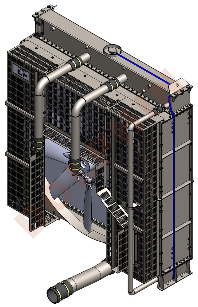 CUMMINS Radiator - KTA38G14 1112kWm JW Radiator 1800rpm 60Hz SB Ambient 50c Radiator