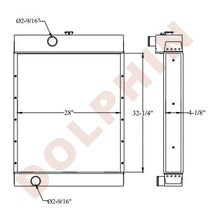 Caterpillar Radiator - Cat 3306 (32-1/4 X 30 4) Radiator