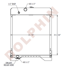 Caterpillar Radiator - 7C8627 35-1/16’’ X 34-7/8X 3’’ Radiator