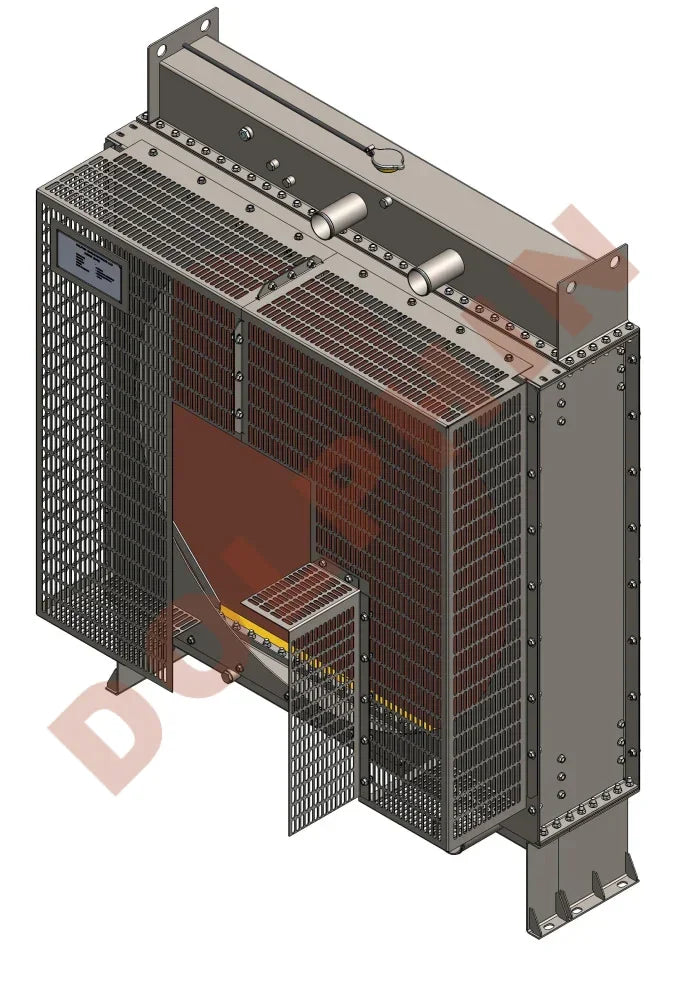 CUMMINS GENERATOR - (KTA19 G4) - Overall Size: 66-9/16 x 52-3/4 x 31-11/16’’ - Radiator