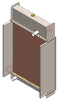 NORDHAVN Radiator - 150 kW 3 Ph 450 V 60 Hz (2011-) Over all size: 54-1/8 x 33-1/8 x 13-9/16