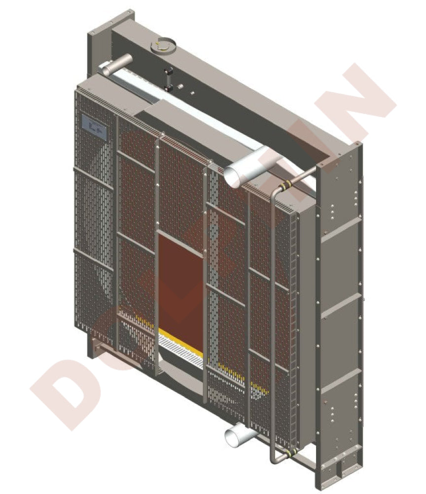 Mtu 16V 2000 G65-D Genset Combi Cooler Over All Size: 92-1/2’ X 78-5/8’ 24-5/8’
