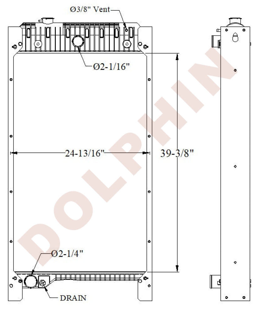 FG WILSON Radiator - 39 3/8