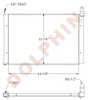 VOLVO Radiator - PENTA - 44-1/8