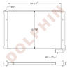 VOLVO Radiator - PENTA - 44-1/8