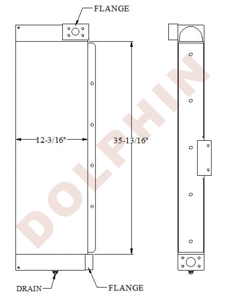 Oil Cooler - 35 13/16
