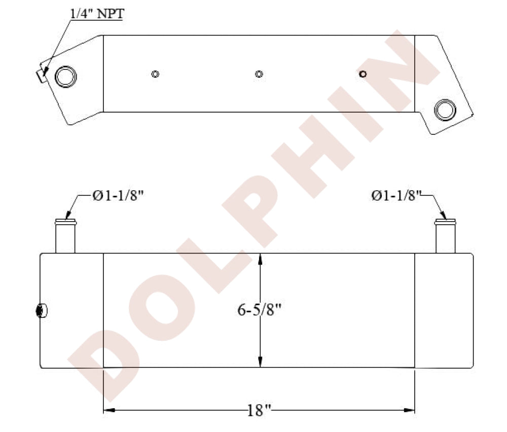 Radiator - 7I9I Qbx 17-1/1 X 6-5/8 4-7/16’’ Radiator