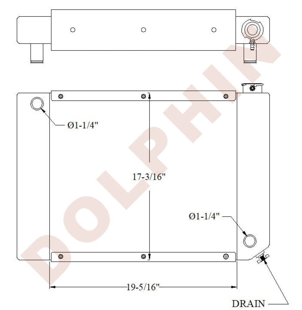 DURAWATT Radiator - 22-0123 - 19 5/16