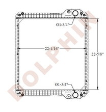 JCB RADIATOR - 22-5/8 x 22-1/16 x 4’’ - Radiator