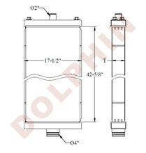 HITACHI RADIATOR - 42-5/8 x 17-1/ x 24"