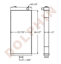 KOMATSU RADIATOR - 46-1/2 x 22-7/8 x 5’’ Radiator