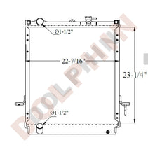 Isuzu Radiator - Nqr Npr (1999-2003) 23-1/4’ X 22-7/16’ 1-9/16’ Radiator
