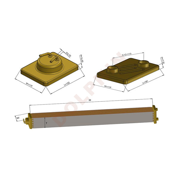 Caterpillar Cat - D8R,D7R,583R Track Tractor Radiator | Dolphin Heat ...